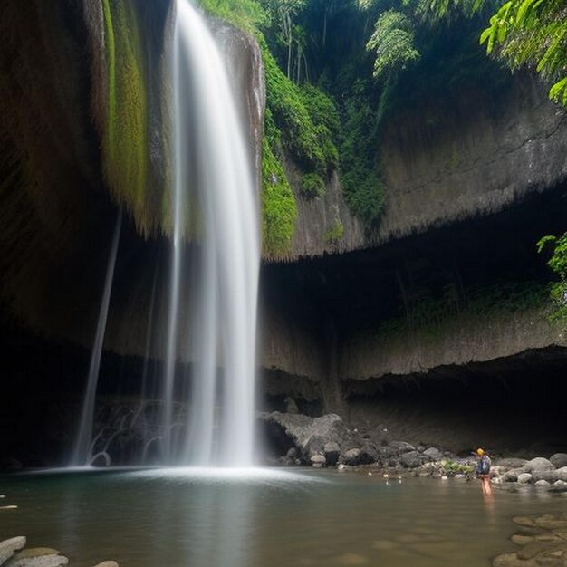 Amazing View of Tiu Kelep Waterfall