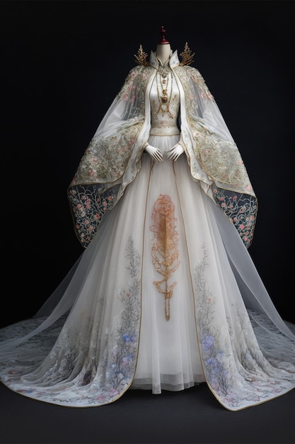 White Chinese Wedding Dress