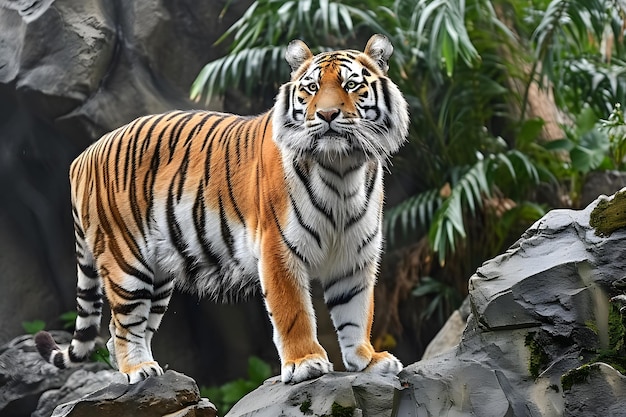 Amazingly strong tiger