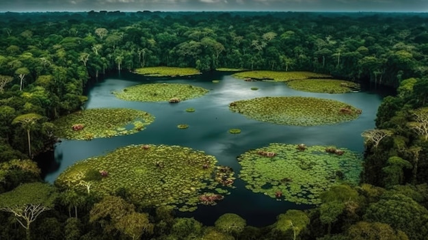 Premium AI Image | amazon rainforest brazil south america