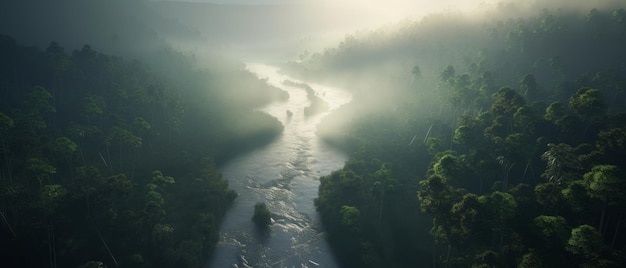 The Amazon Rainforest Green Paradise Generative AI