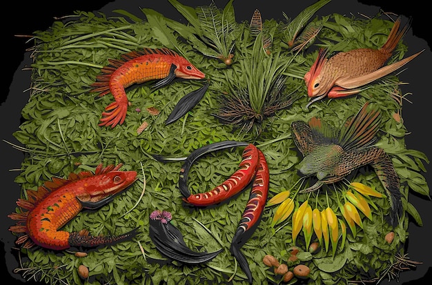 Photo amazon rainforest ingredients food photog