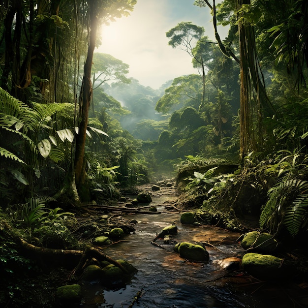 Amazone regenwoud Diepe jungle regent