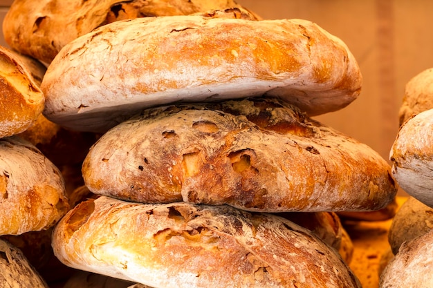 ambachtelijk brood op een middeleeuwse kermis, spanje