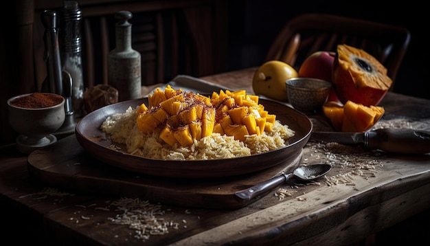 Ambachtelijk Caraïbisch voedsel Tropisch fruit