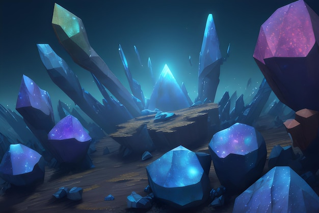 Amber mineralen op witte achtergrond 3D-rendering realistisch