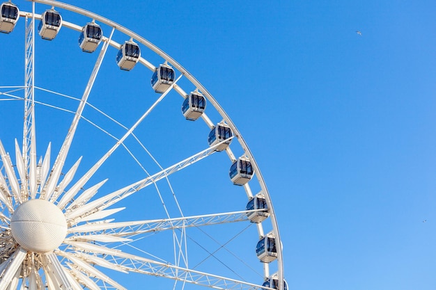 Ambersky Ferris Wheel In The Gdansk Entertainment