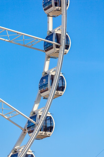 Ambersky Ferris Wheel In The Gdansk Entertainment