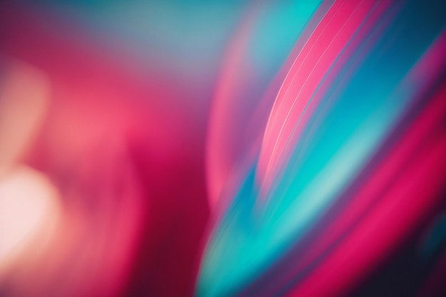 Ambient Pink and Blue Swoosh Bokeh Blurred Depth of Field