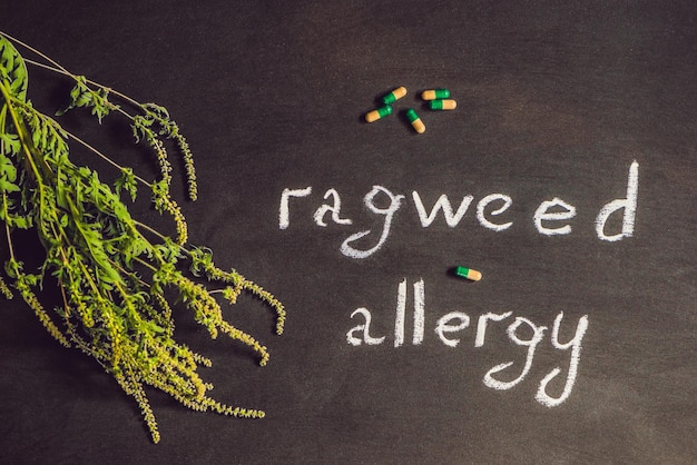 Амброзия, лечебная маска, таблетки от аллергии. Аллергия на понятие амброзии.