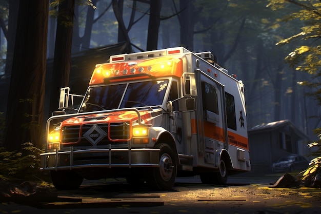 Ambulance Asset Design Generative AI