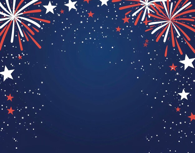 Photo amerian independence day usa a 4th of july masterpiece in vector illustration