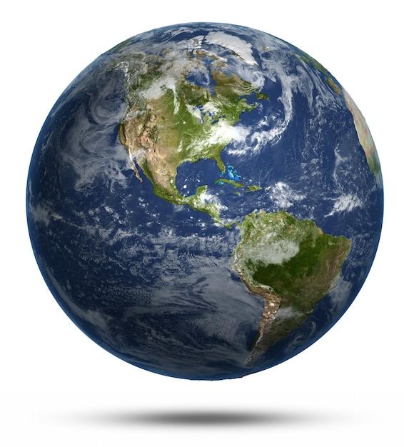america continent map