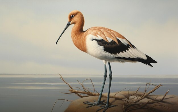 Photo american avocet