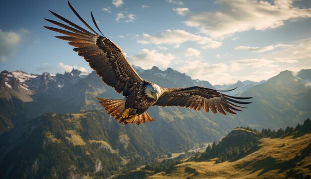 사진 자연의 배경 에 있는 미국 머리 독수리