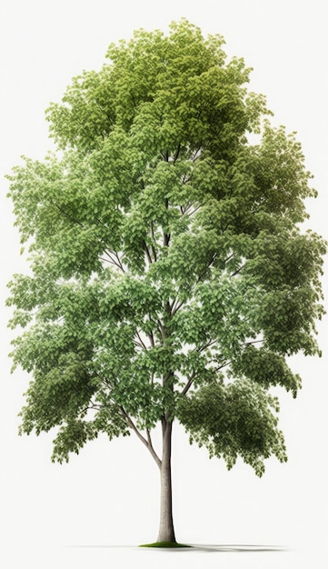 American beech trees 3d rendering for illustration digital composition architecture visualization Generate Ai