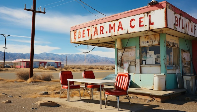 アメリカの砂漠の風景 1980年代の写真