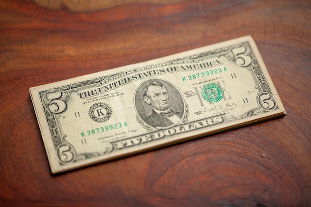 Foto banconota da un dollaro americano