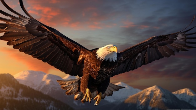 american eagle HD 8K wallpaper Stock Photographic Image