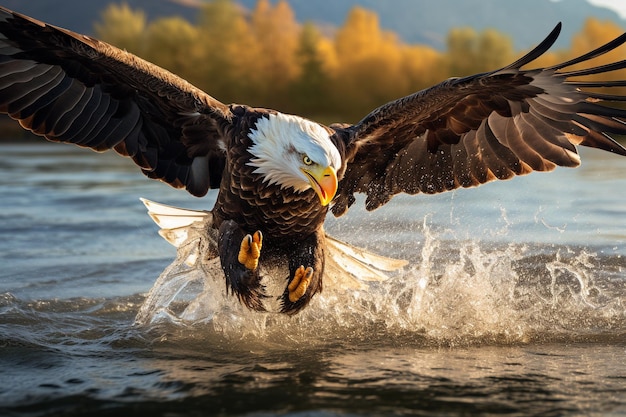 american eagle HD 8K wallpaper Stock Photographic Image