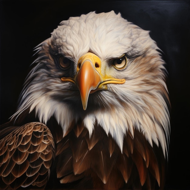 American eagle portrait