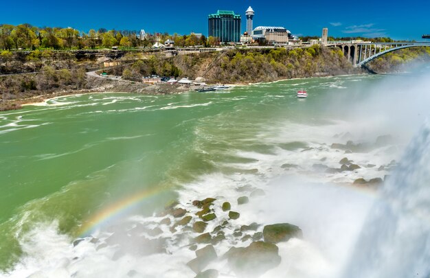 The American Falls at Niagara Falls 