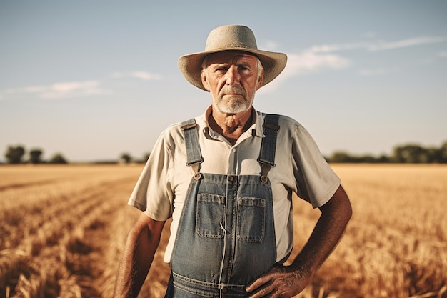 The American Farmer Tending the Wheat Fields