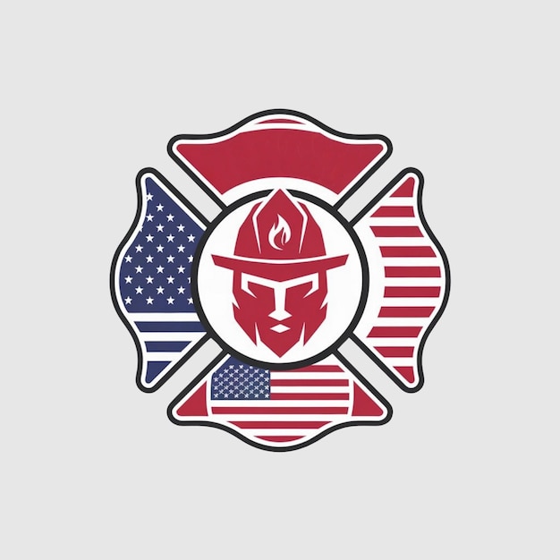 american firefighter emblem