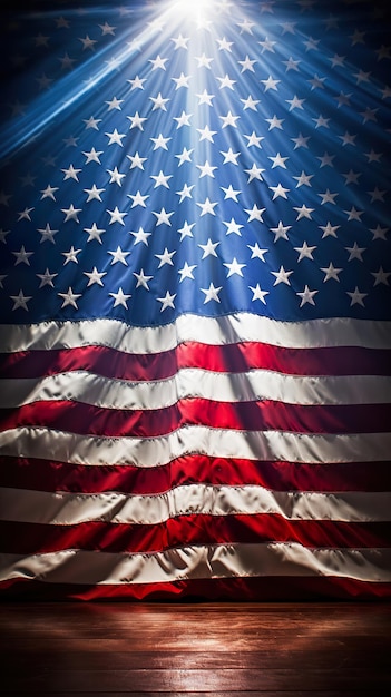 American flag background