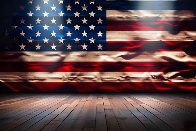 American flag background