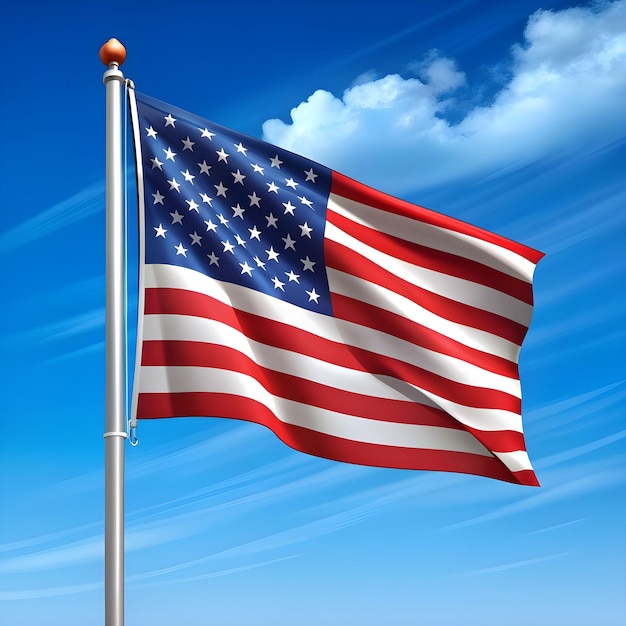 American flag background