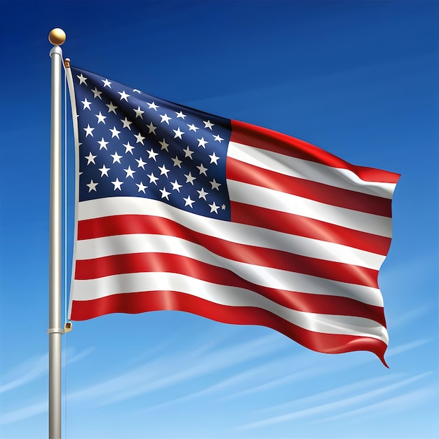 American flag background