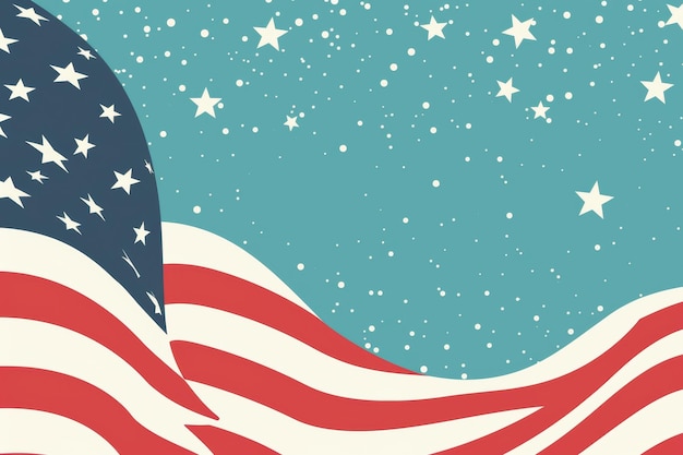 Photo american flag background