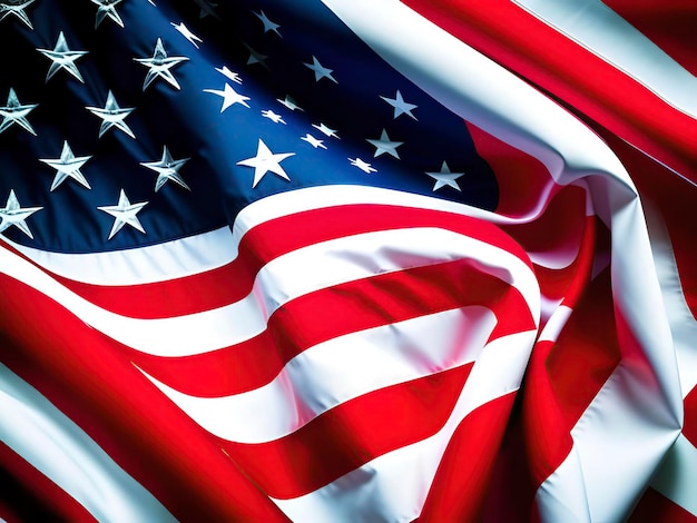 American flag background