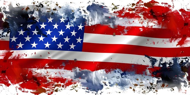 American Flag Box Logo for eCommerce ImportExport Online Shopping Cart Delivery Concept American Flag Box Logo eCommerce ImportExport Online Shopping Cart Delivery Premium AI generated image