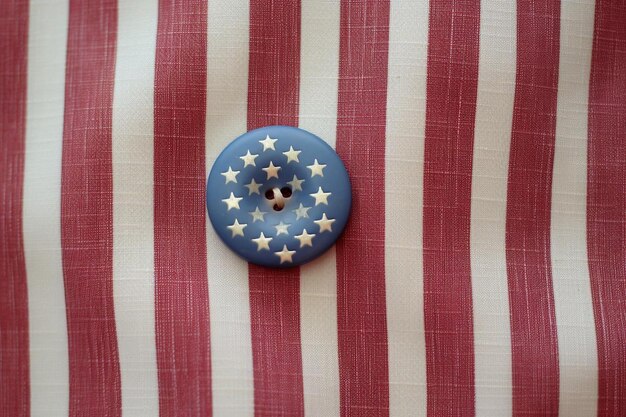 American flag and design usa button flag