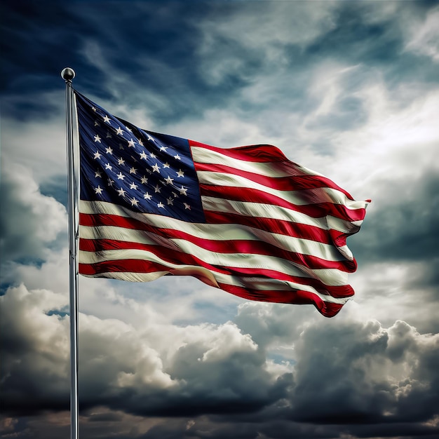 американский флаг США