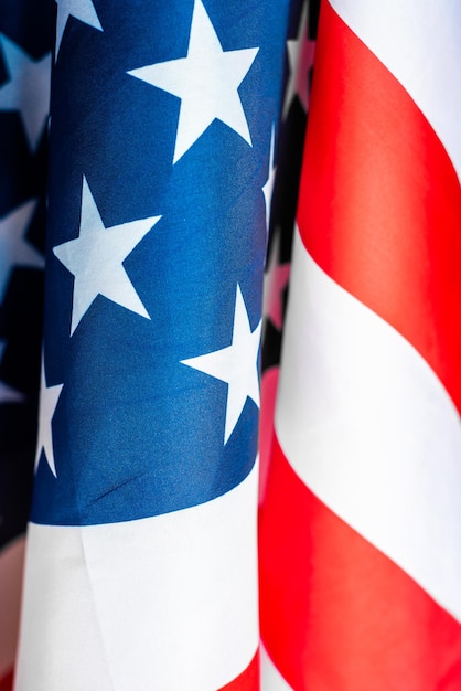 American Flag Wave Close Up for Memorial Day or 4th of July