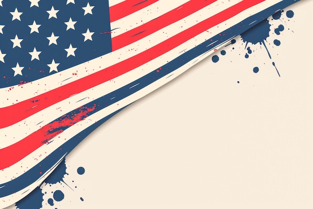 Photo american flagbackground