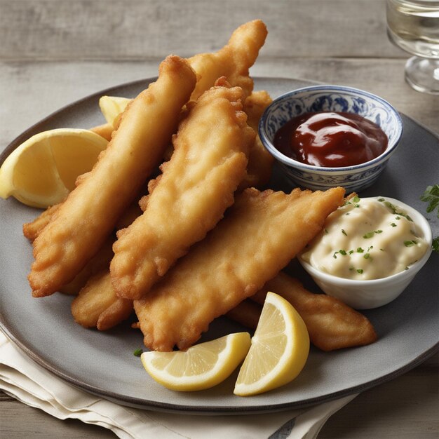 Foto american food photography fish amp chip