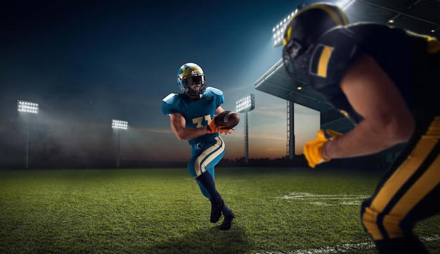 american football american football player in professional sport stadium