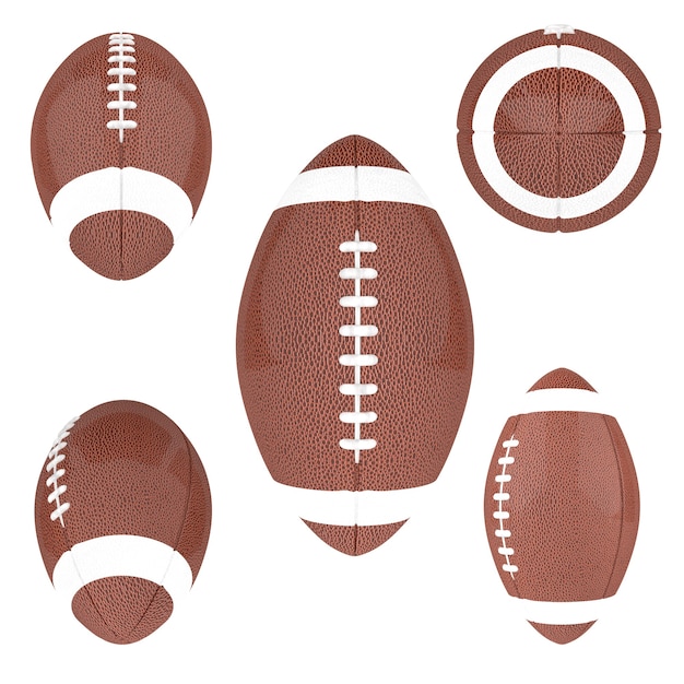 Photo american football ball isolated on a white background