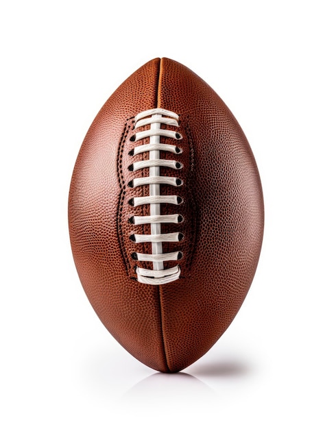 Photo american football ball isolated on white background