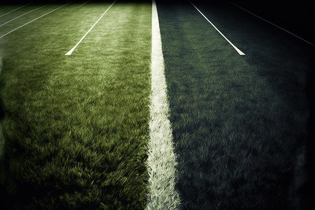 Photo american football field