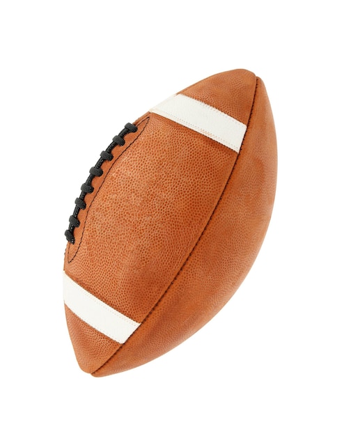 American Football isolated on a white