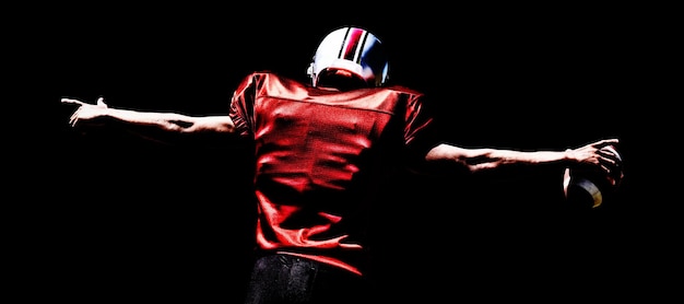 Foto american football player