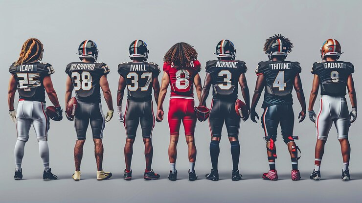 Photo american football player
