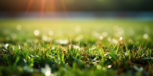 American Football on Verdant Ground