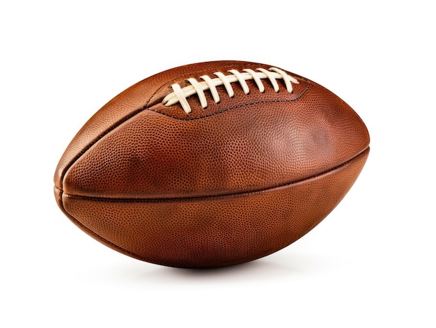 Photo an american football on a white background