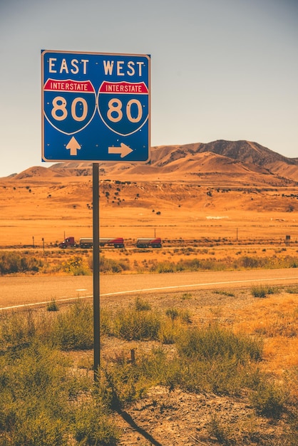 Photo american interstate i80